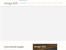 Tablet Screenshot of image-hifi.com
